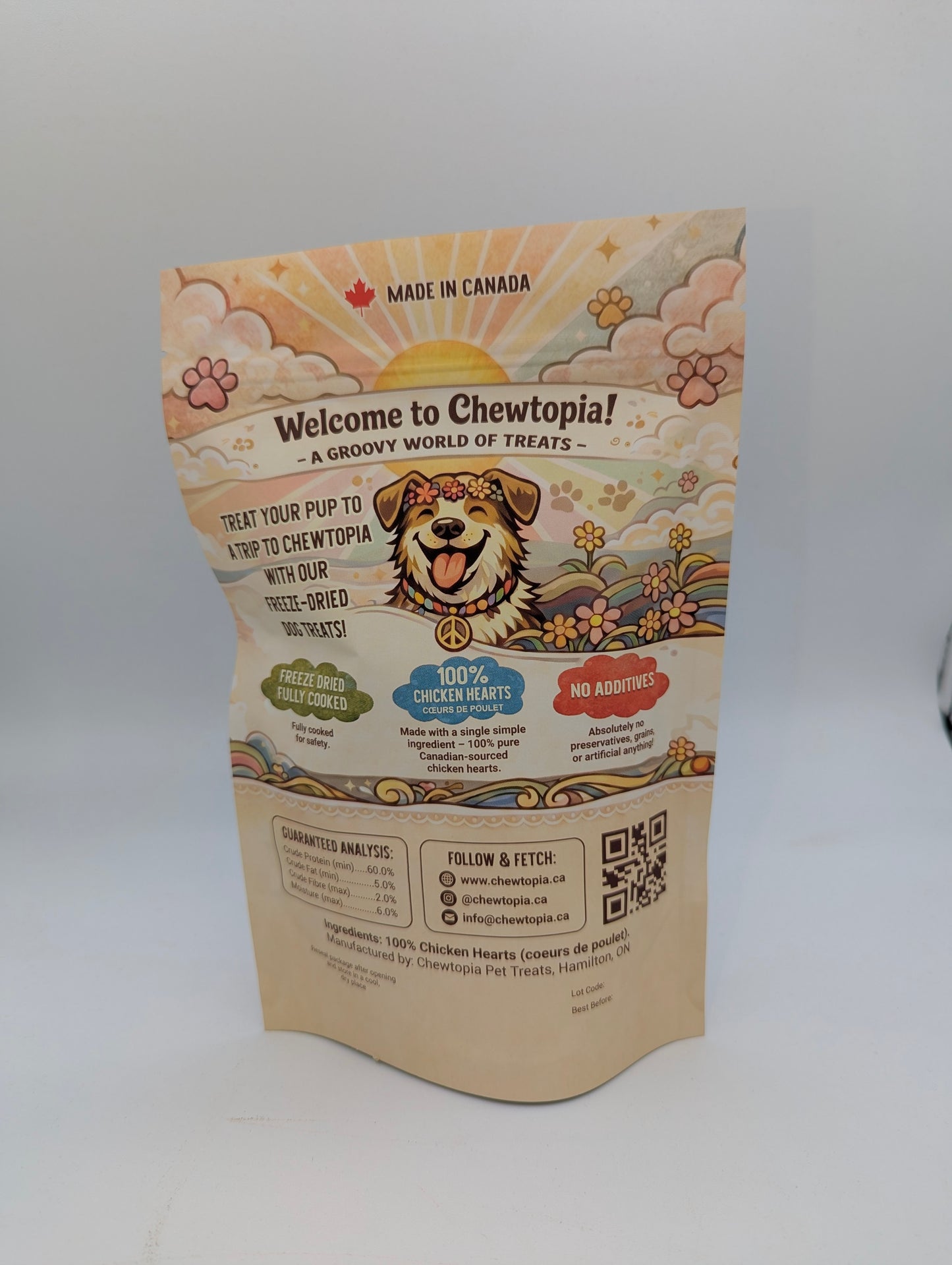 Freeze-Dried Chicken Hearts for Dogs – Protein-Rich Single Ingredient Dog Treats